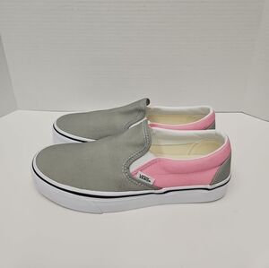 Vans Gray and Pink Women's Sneakers